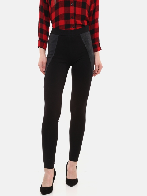 

Rider Republic Women Black Solid Slim Fit Treggings