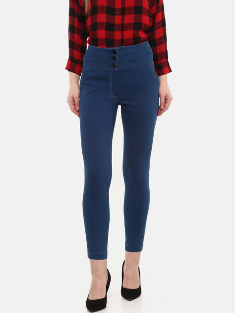 

Rider Republic Women Navy Blue Slim Fit High-Rise Clean Look Stretchable Jeans