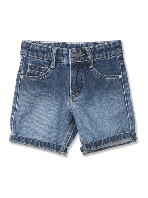 

Cherokee Boys Blue Washed Slim Fit Denim Shorts