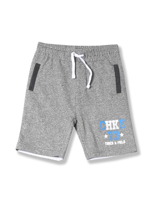

Cherokee Boys Grey Solid Regular Fit Regular Shorts