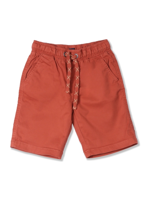 

Cherokee Boys Blue Solid Slim Fit Regular Shorts