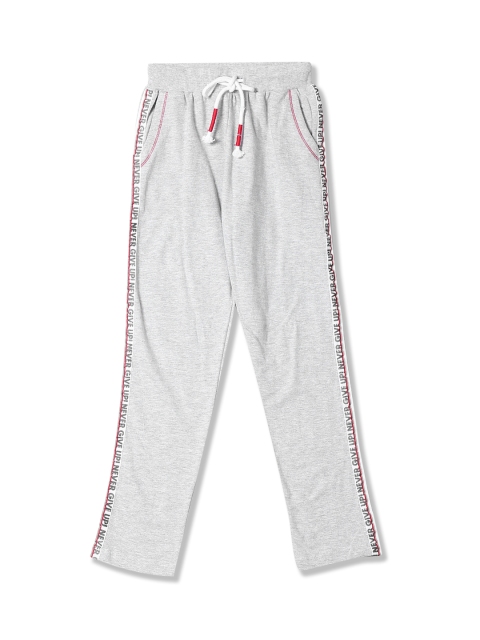 

Cherokee Girls Grey Solid Regular-Fit Trackpant