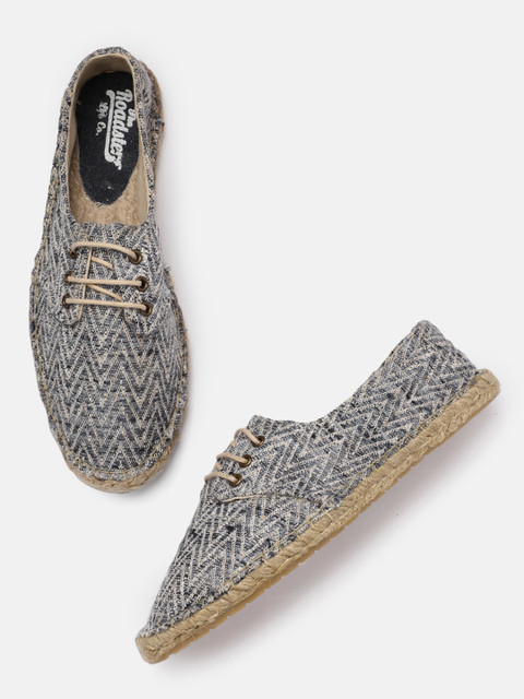 

Roadster Women Blue & Beige Lace-Up Espadrilles