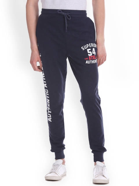 

Colt Men Navy Blue Printed Joggers