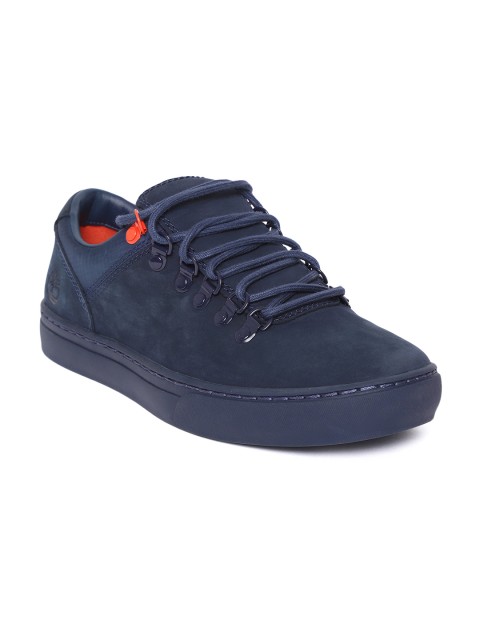 

Timberland Men Navy Blue ADV 2.0 CUP Alpine OX Nubuck Leather Sneakers
