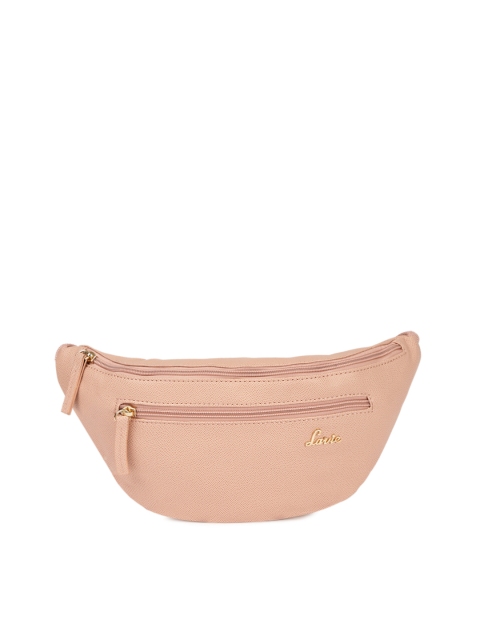 

Lavie Women Pink Solid Waistpouch