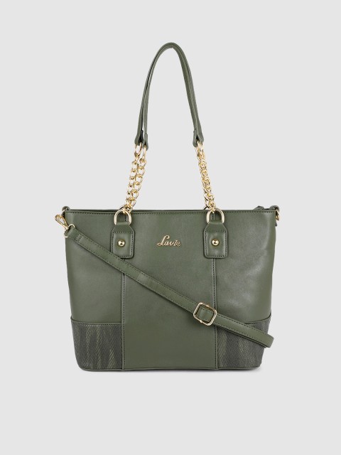 

Lavie Green Solid Shoulder Bag
