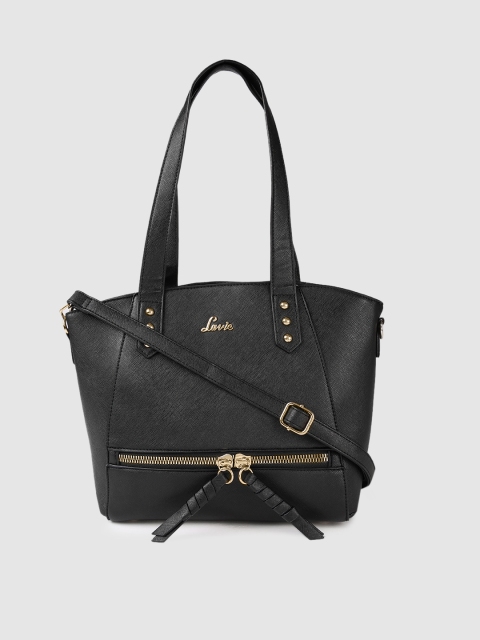 

Lavie Black Solid Shoulder Bag