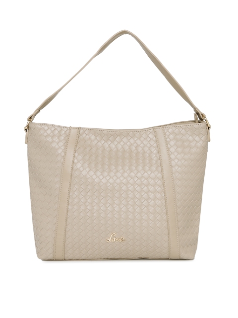 

Lavie Beige Textured Handheld Bag