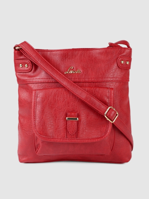 

Lavie Women Red Solid Sling Bag