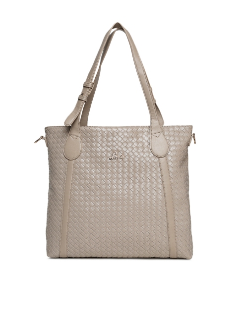 

Lavie Beige Textured Shoulder Bag