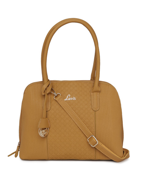 

Lavie Mustard Yellow Solid Handheld Bag