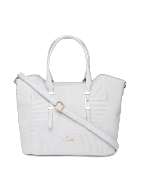 

Lavie Grey Textured Handheld Bag