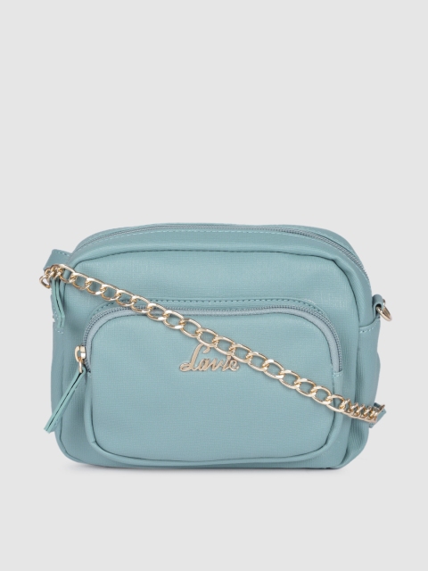 

Lavie Green Solid Sling Bag