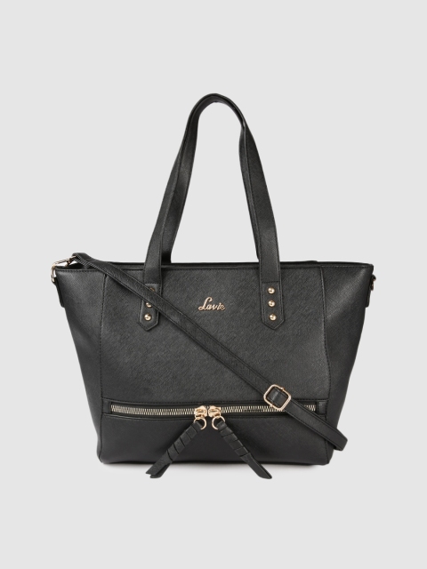 

Lavie Black Solid Shoulder Bag