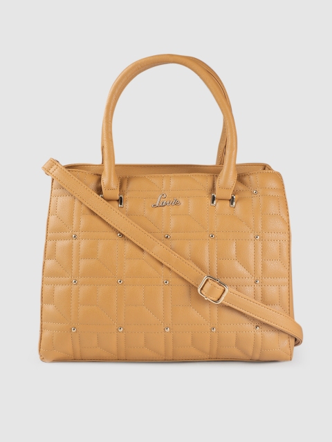 

Lavie Yellow Textured Handheld Bag