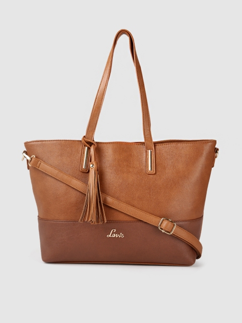 

Lavie Brown Solid Shoulder Bag