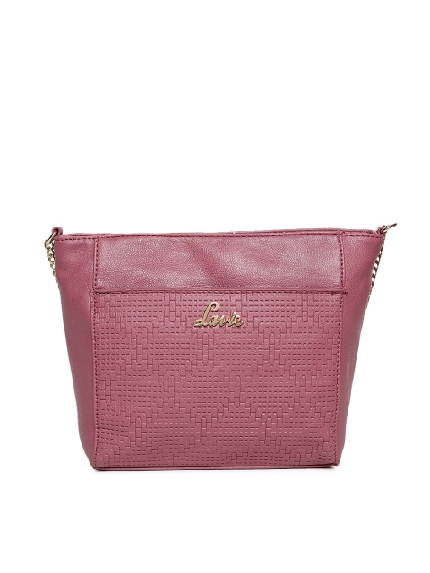 

Lavie Pink Textured Sling Bag