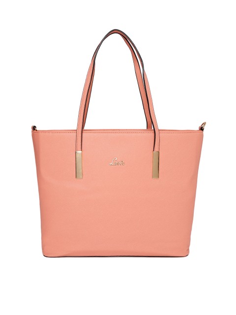 

Lavie Peach-Coloured Solid Shoulder Bag
