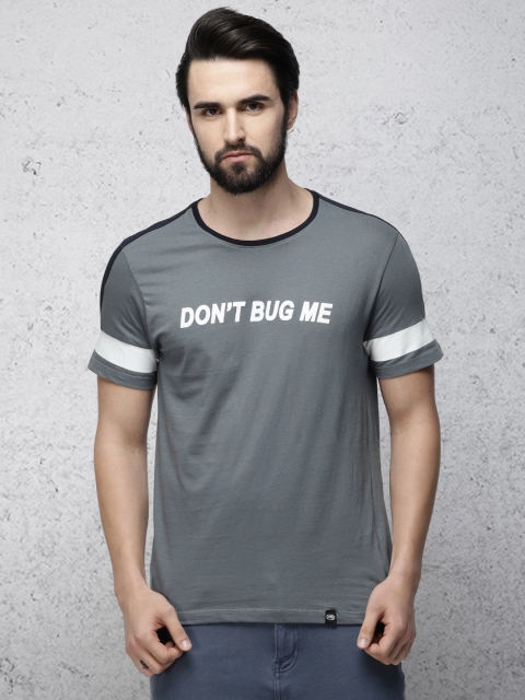 

Ecko Unltd Men Blue Printed Slim Fit Round Neck T-shirt