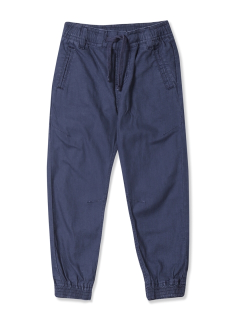 

Cherokee Boys Blue Regular Fit Solid Joggers