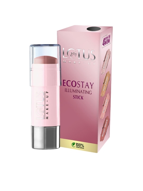 

Lotus Herbals Sustainable Ecostay Illuminating Stick - Champagne IM10 6.5g, Pink