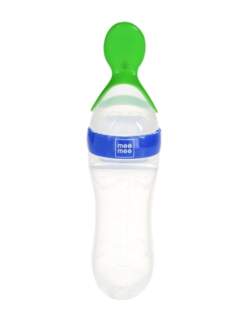 

Mee Mee Squeezy Silicone Spoon Feeder (Blue)