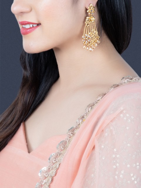 

Rubans Gold-Plated Classic Drop Earrings