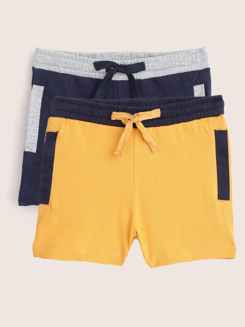 

YK Basics Boys Pack Of 2 Shorts, Navy blue