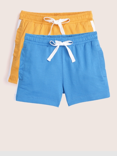 

YK Basics Boys Pack Of 2 Shorts, Blue