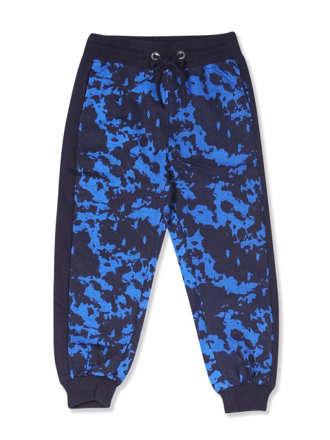 

Cherokee Boys Blue Printed Joggers