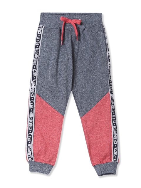 

Cherokee Boys Blue & Red Colourblocked Regular Joggers