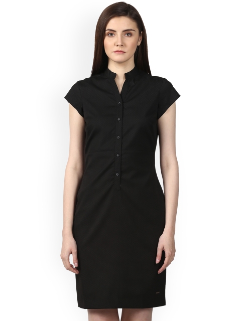 

Park Avenue Women Black Printed Shirt Dress