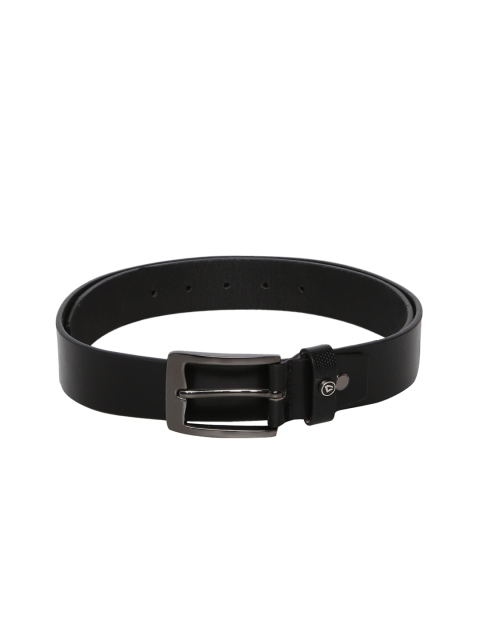 

INVICTUS Men Black Solid Leather Belt