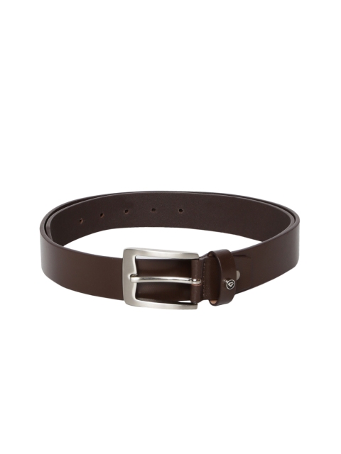 

INVICTUS Men Brown Leather Textured Belt