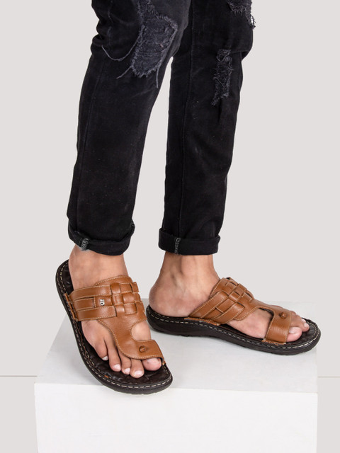 

ID Men Tan Brown Comfort Sandals