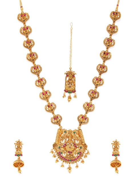 Spargz Women Gold-Plated Jewellery Set