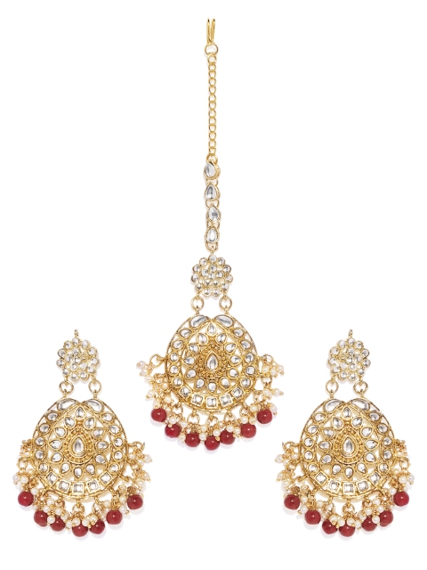 

Spargz Women Gold-Plated Kundan Jewellery Set