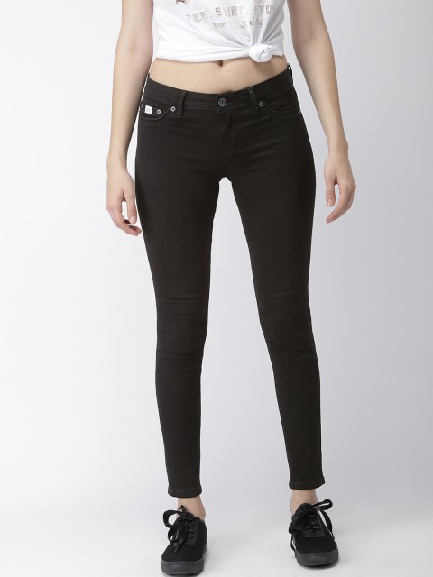 

Superdry Women Black Alexia fit Solid Jeggings