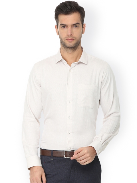 

Van Heusen Men White Regular Fit Solid Formal Shirt