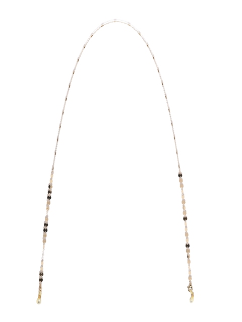 

Ayesha Gold-Toned Metallic Sequin Mask & Sunglass Chain