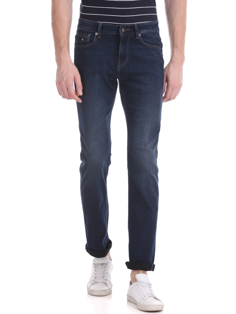 

Nautica Men Blue Straight Fit Mid-Rise Clean Look Jeans