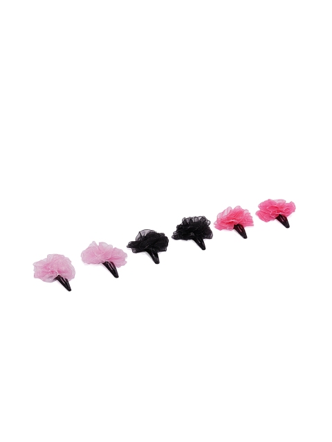 

Magic Needles Black & Pink Tic Tac Hair Clips