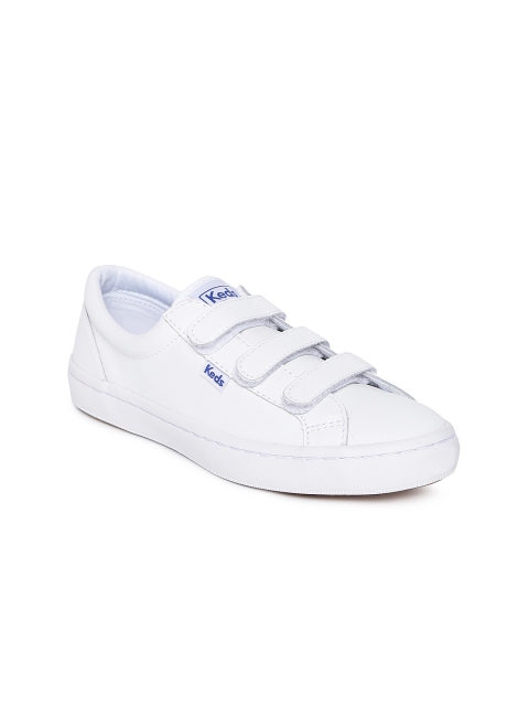 

Keds Women White Solid Sneakers