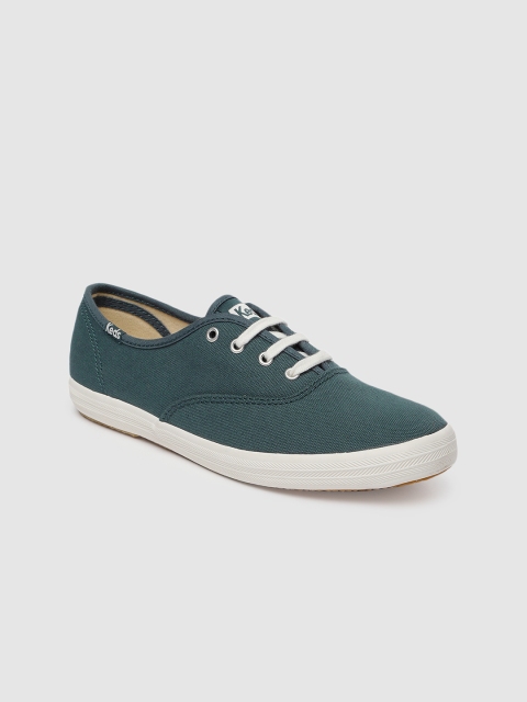 

Keds Women Teal Green Solid Sneakers