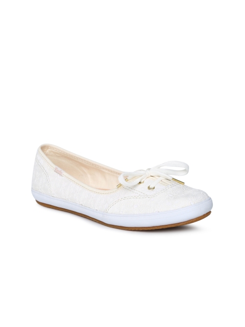 

Keds Women Off-White Slip-On Sneakers