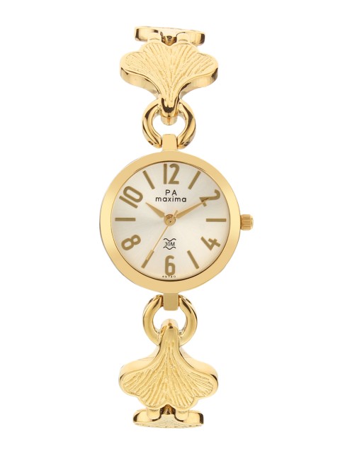 

maxima Women White Analogue Watch 49740BMLY