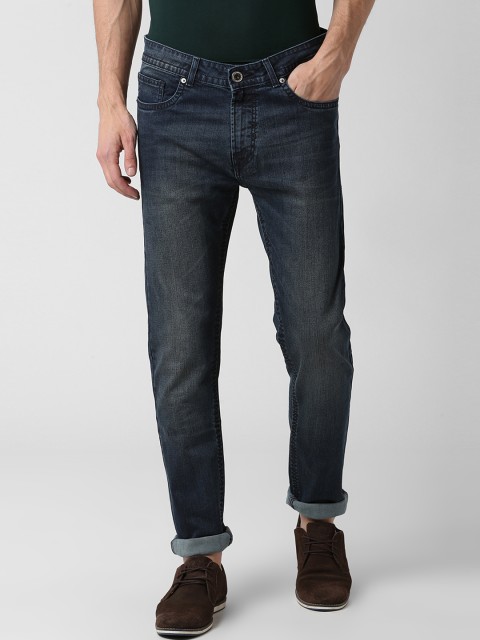 

Peter England Casuals Men Blue Slim Fit Mid-Rise Clean Look Jeans