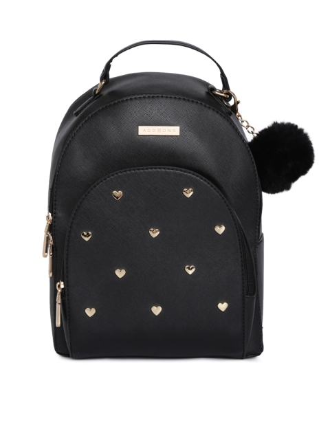 

Addons Women Black Embellished Backpack