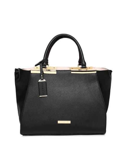 

Addons Black Solid Handheld Bag
